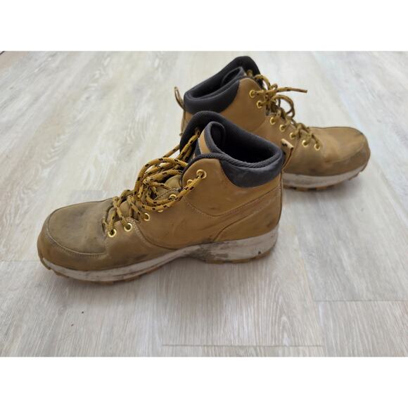 Used Manoa Leather Mens Size 12 Boots Water Resistant Wheat Tan 454350-700 main image 4